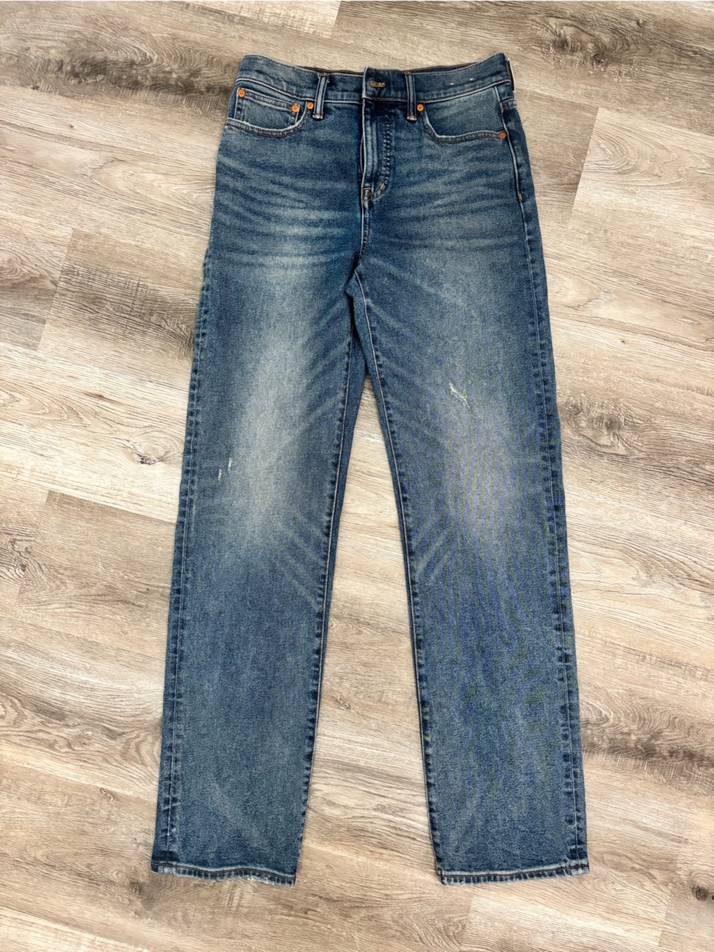 Madewell The Rail Straight Leg size 26 - Madewell jeans high rise straight leg 2